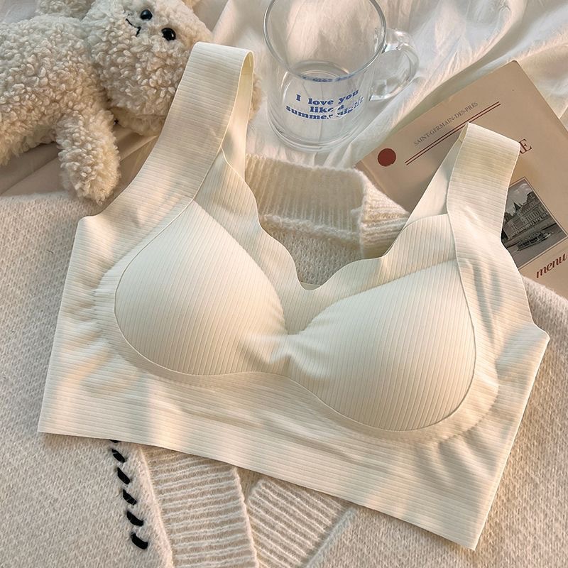无痕运动美背女士文胸无钢圈聚拢收副乳防下垂背心式女舒适内衣