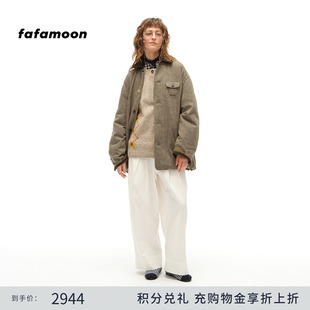 【2025秋冬新品】fafamoon设计师品牌“点灯人”杂花薄棉服外套