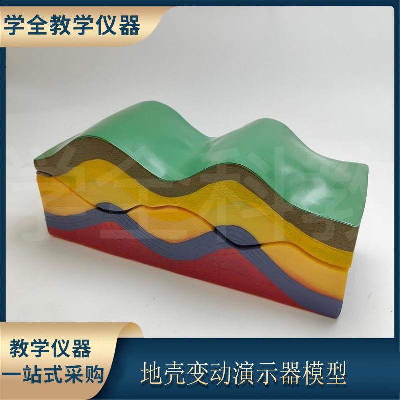 28023地壳变动演示器模型 高中地理地质运动地貌教学仪器实验器材