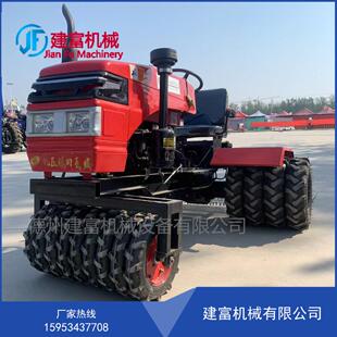 厂家直发新型25马力自走式三轮镇压机冬小麦压地机镇压轮配件