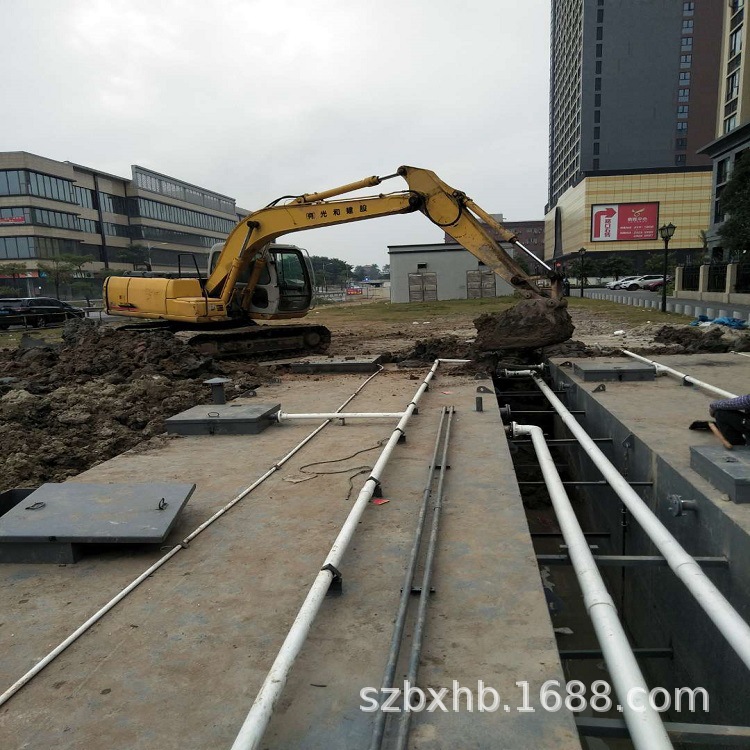 厂家供应饭店生活污水地埋式碳钢A2O+ MBBR一体化污水处理设备