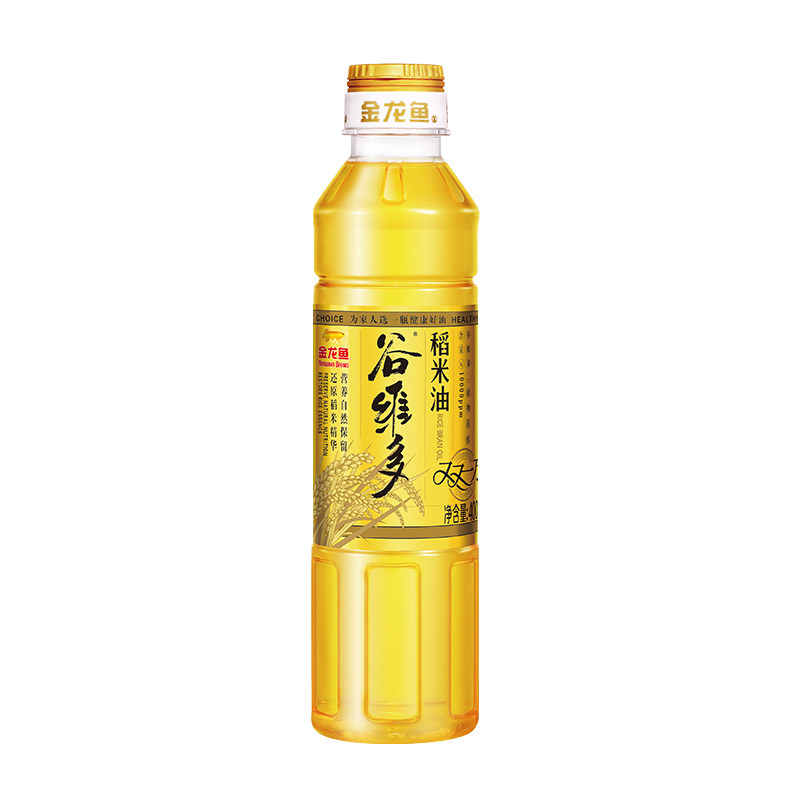 金龙鱼谷维多双一万稻米油400ml 家用炒菜火锅小瓶食用油厨房装