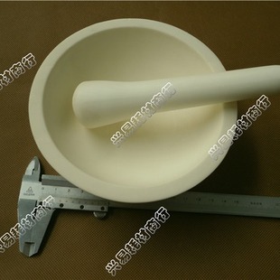 直径150mm 刚玉研钵 带研磨棒  刚玉乳钵