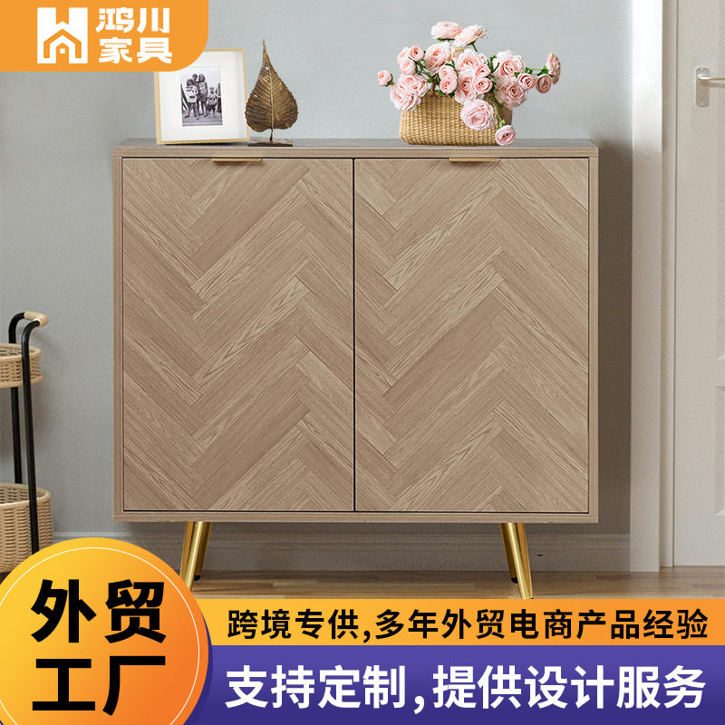 木质大容量省空间餐边收纳柜
