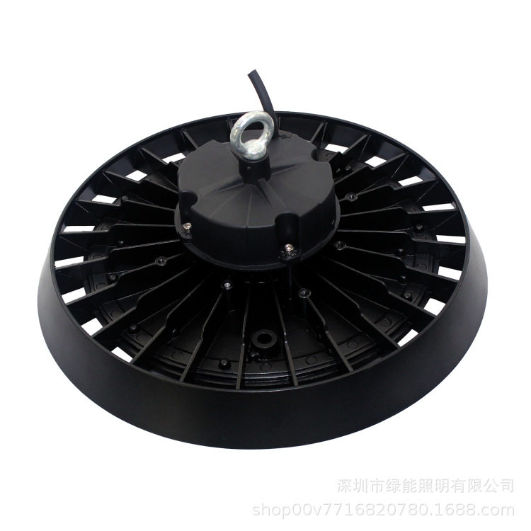 100-347v 480v工厂灯ETL工业厂房灯240w300w天井圆形ufo工矿灯LED