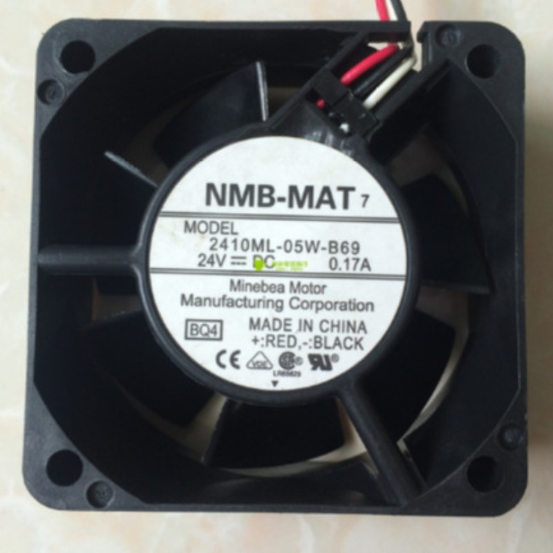 NMB 2410ML-05W-B60/B69 24V 0.17A 6025 6CM 3线 ABB变频