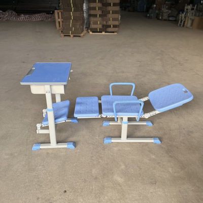 小学生中学生午休课桌椅午睡床折叠椅手摇可升降可躺儿童学习桌椅