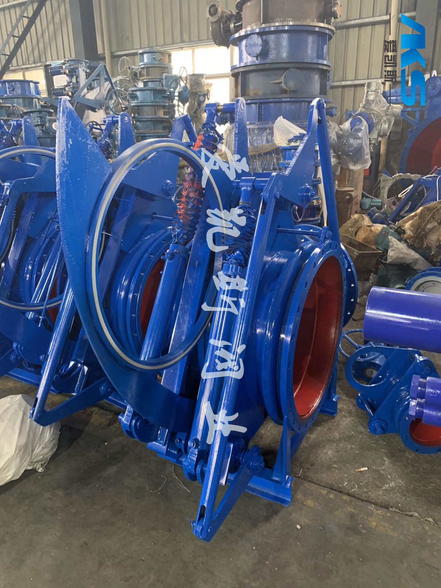 厂家直销-电动推杆盲板阀F9T43X扇形眼睛阀/扇形盲板阀眼睛阀