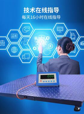 小型地称磅猪牛地磅1-3吨称重电子平台秤蓝动物畜牧RS23称SCS2选