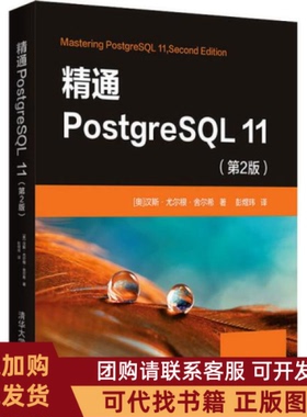 正版图书 精通PostgreSL11第2版汉斯尤尔根舍尔希清华大学出版社