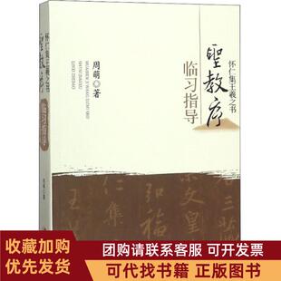 正版图书 怀仁集王羲之书圣教序临习指导周萌江西美术出版社
