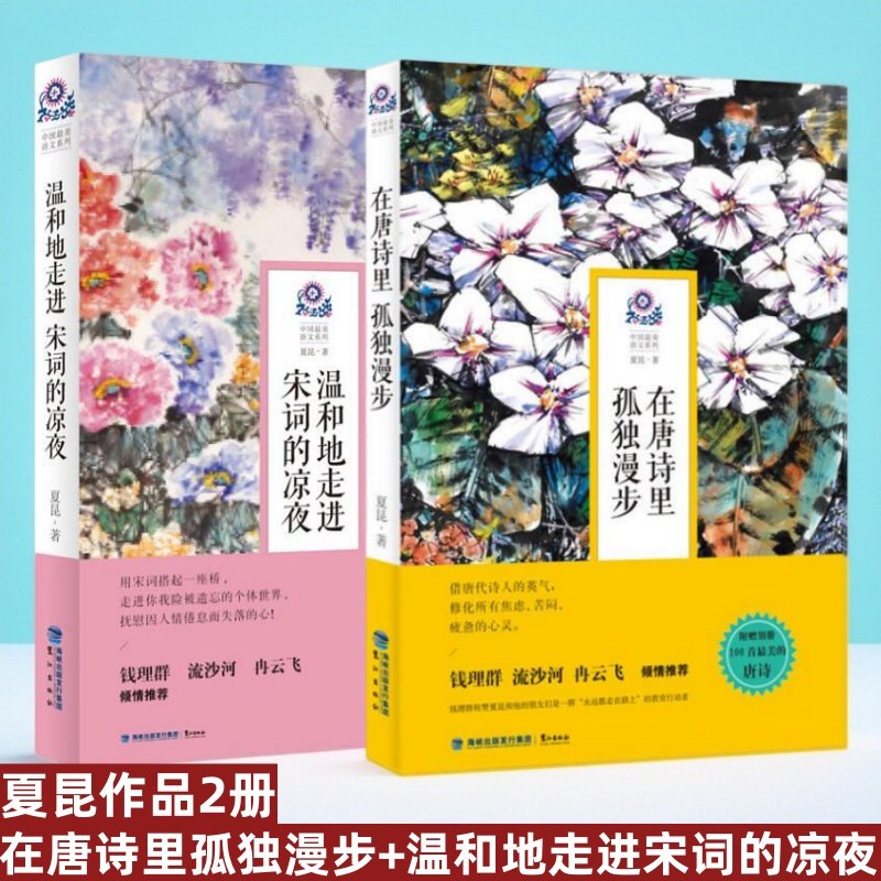夏昆作品2册在唐诗里孤独漫步