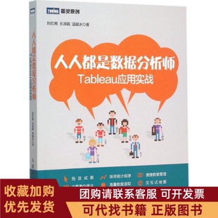 正版图书 人人都是数据分析师Tableau应用实战刘红阁人民邮电出版社
