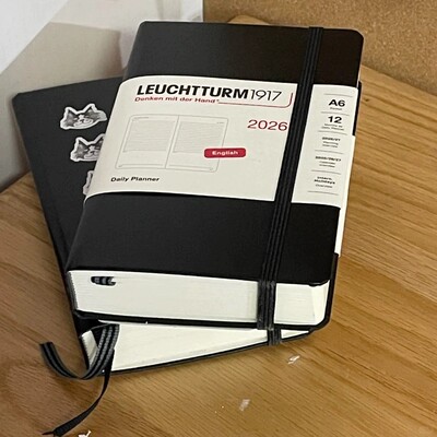 2026A6绑带手账本笔记本日程本