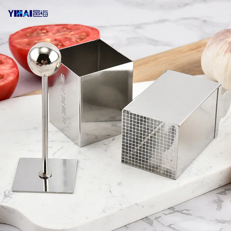 菊花豆腐刀模304不锈钢文思豆腐切丝商用家用创意切菜造型模具