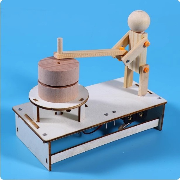 小人推磨手工diy材料科技创意小制作学生儿童科学实验创新小SE70