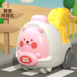 卸车挖掘机搅拌车水泥车宝宝 大号惯性工程车玩具儿童翻斗车卡车装