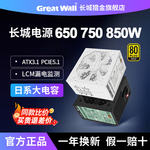 长城GOGHUNTERS电源650/750/850W