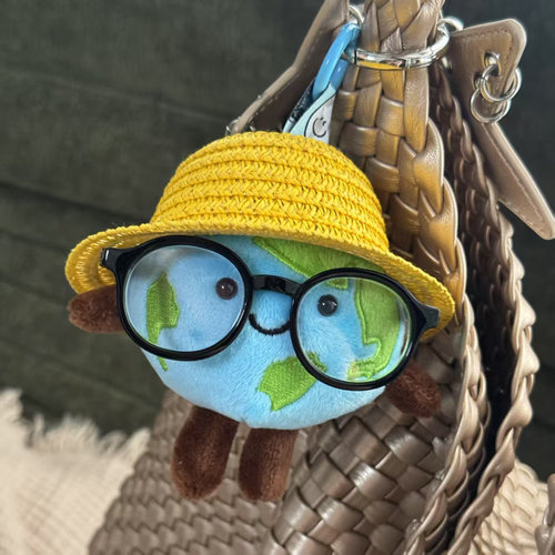 刘宇宁同款一个小地球毛绒公仔挂件环保地球玩偶钥匙扣女生日礼物