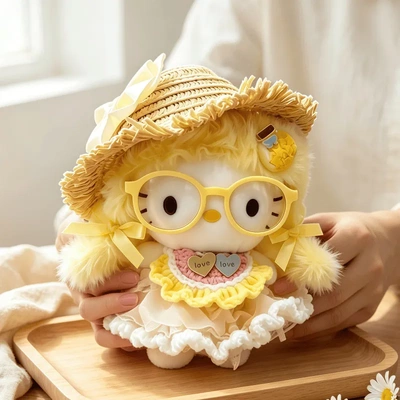 正版hellokitty挂件爱心布丁礼物公仔书包钥匙扣包包挂饰车挂摆