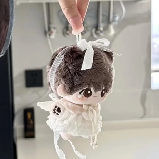 原创10cm娃衣海星体正常体棉花娃娃衣服夏季见习天使公主裙拉布布