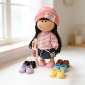 西班牙Mia土豆娃娃衣服24厘米mia公仔桃气周末娃衣换装 帽子包包萌