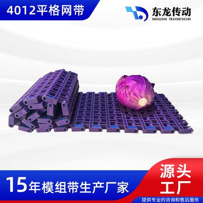 412平板网 网链594模组带 输送模轮胎块化传带送带 塑料链板0输送