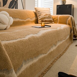 法式春秋季沙发盖布沙发垫防滑全包沙发套罩高级感防猫抓沙发坐垫