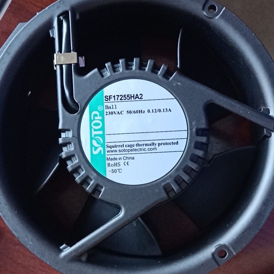 SOTOP SF17255HA2  220-230V 17厘米圆形机柜散热风机
