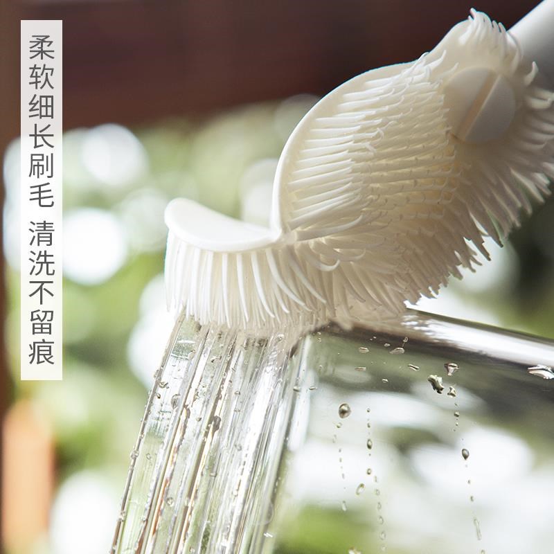 【刷杯就用它】可拆卸p长柄洗杯刷水杯破壁机清洗缝隙刷玻璃杯家