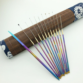 贰哥专业鎏彩钛合金手雕采耳工具金属掏耳勺工具T套装 清洁耳朵勺