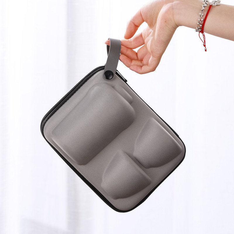 汝窑快客杯一壶二杯户外便携式陶B瓷功夫泡茶壶茶杯旅行茶具小套,餐饮具,旅行茶具,淘宝优惠券,粉丝福利购,淘宝优惠卷