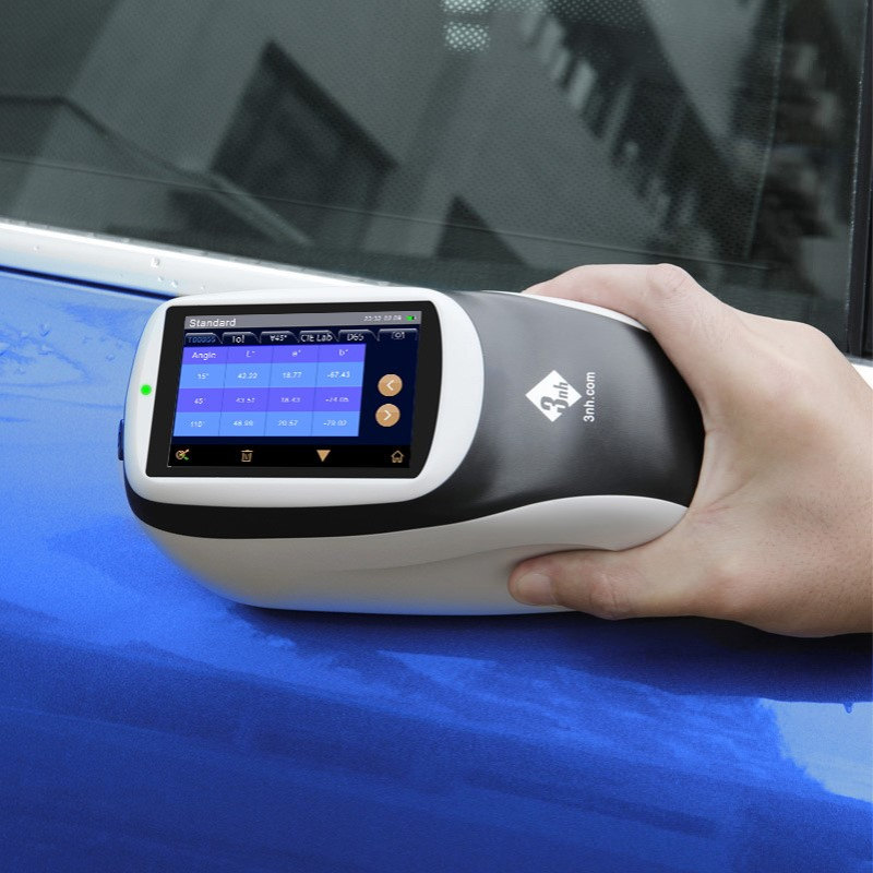 MS3000多角度分光测色仪评估汽车面漆表面外观不同观察角度的影响