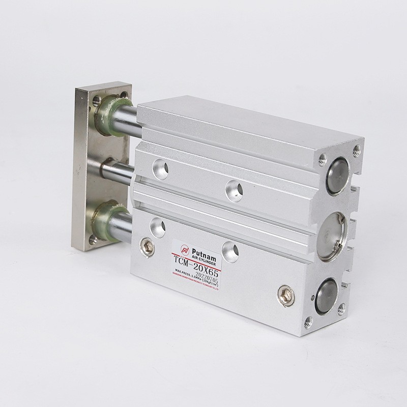 普南putnam可调带导杆三杆三轴TCM-20X65大推力小型气缸配件大全