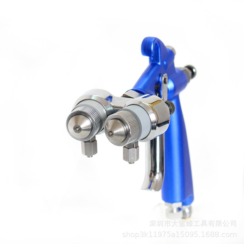 双组份双头漆枪两支圆形扇形