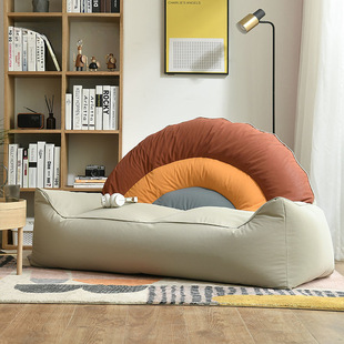 2026读书角沙发布置家庭儿童阅读区懒人沙发客厅卧室单人阳台休闲