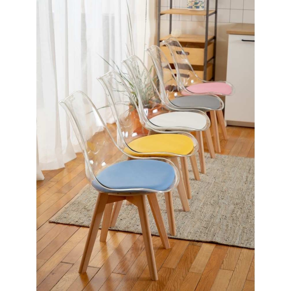 网红透明椅子塑料餐椅家用亚克力书桌凳子洽谈休闲靠背实木椅子,3C数码配件,摄像机配件,淘宝优惠券,粉丝福利购,淘宝优惠卷