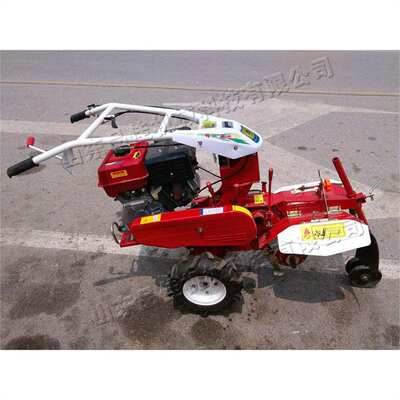 土豆甘蔗培土机 手扶式农用旋耕机 Orchard ditch cultivator