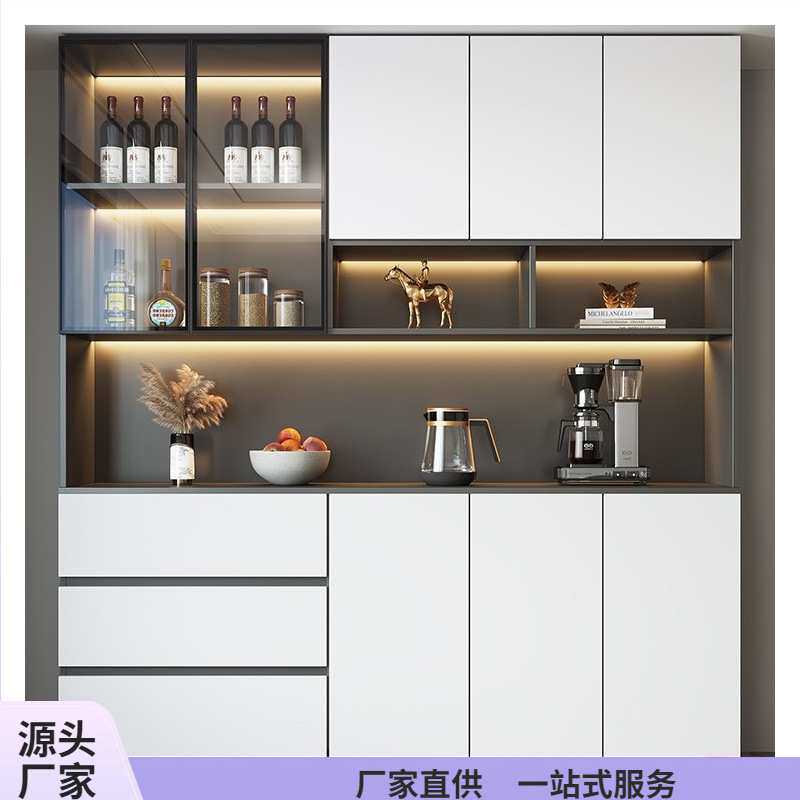 餐边柜高柜一体靠墙现代简约轻奢客厅餐厅家用茶水酒柜收纳储物柜