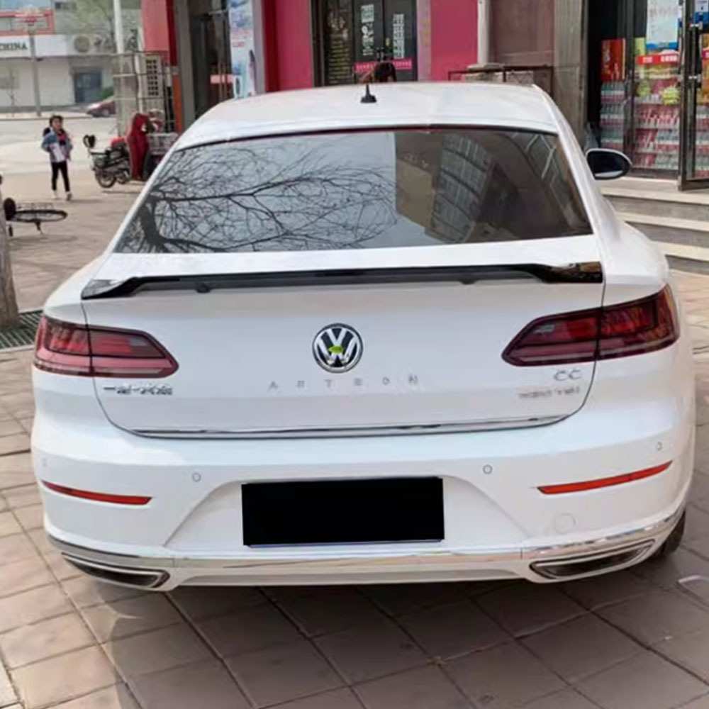 20新款VW 大众CC 改装专用运动尾翼 19cc烤漆R款大鸭舌尾翼