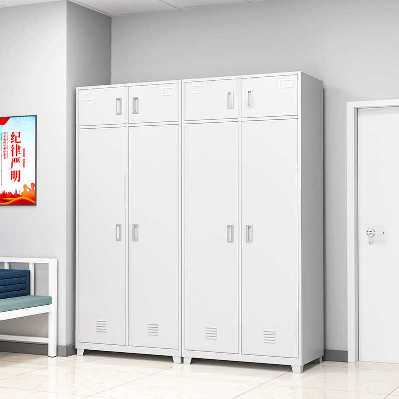 加厚制式营具物品柜单人存放柜宿舍更衣柜双门铁皮储物柜子内务柜