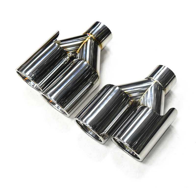 适用于宝马尾喉3系4系5系6系X1X3X4改装排气管M标不锈钢尾嘴装饰