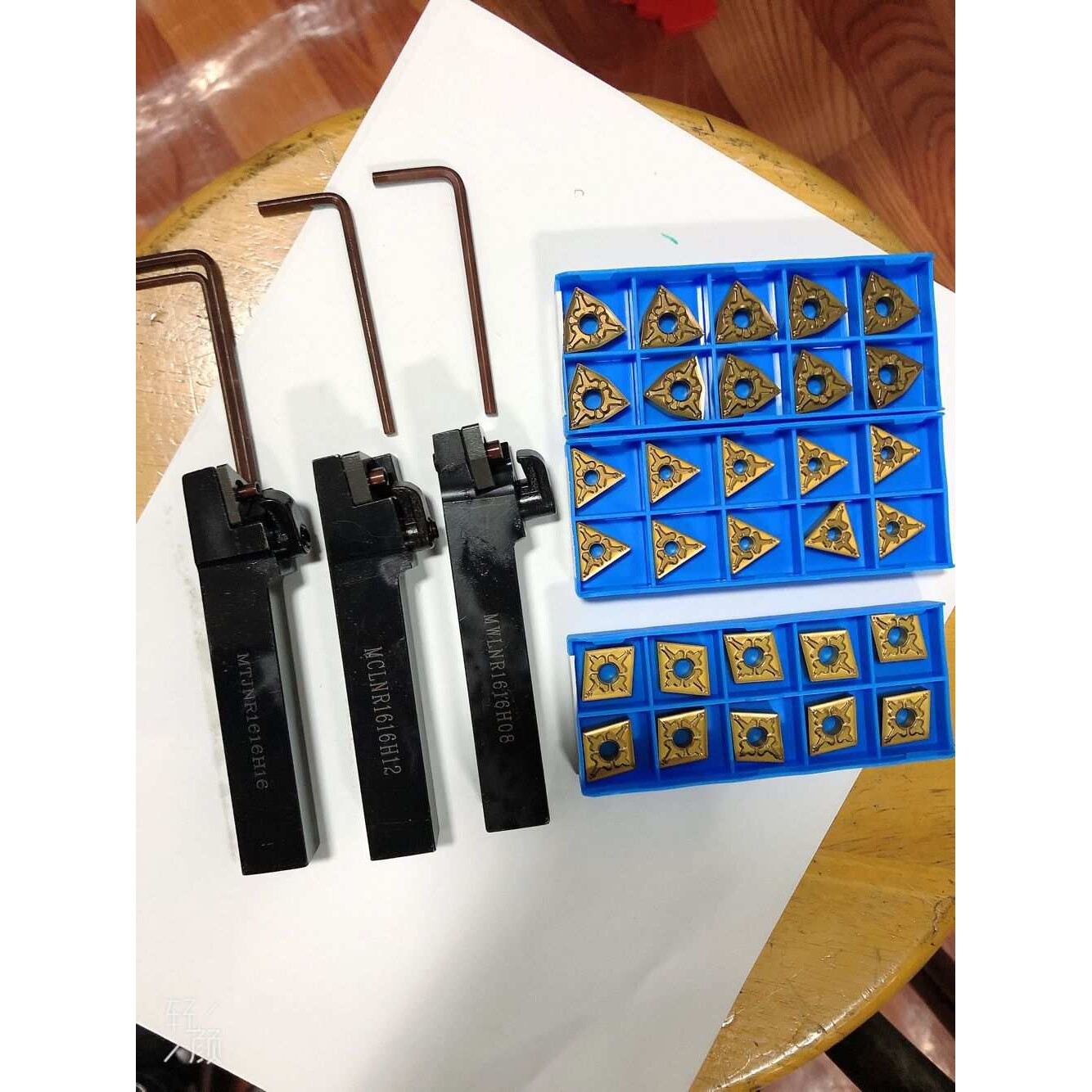 刀杆套装刀杆MTJNR+MWLNR+MCLNR各一支+TNMG+WNMG+CNMG刀片3盒