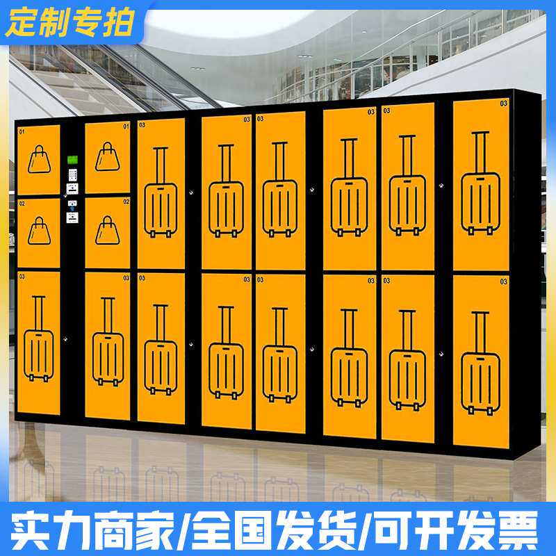 智能行李箱柜存包柜背包储存柜机场车站地铁景区人脸指纹条码