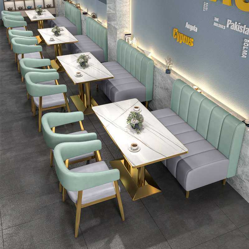 网红甜品奶茶店桌椅组合商用简约小吃汉堡料理店店咖啡厅卡座沙发,机械设备,其他机械设备,淘宝优惠券,粉丝福利购,淘宝优惠卷