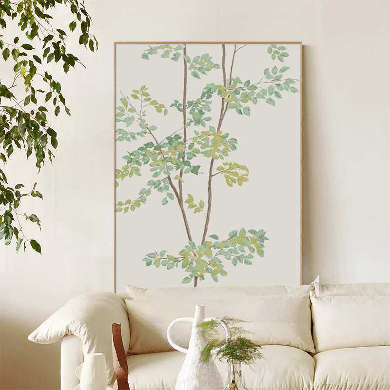 北欧简约清新绿植装饰画卧室床头画玄关客厅沙发背景墙原木风挂画,机械设备,其他机械设备,淘宝优惠券,粉丝福利购,淘宝优惠卷