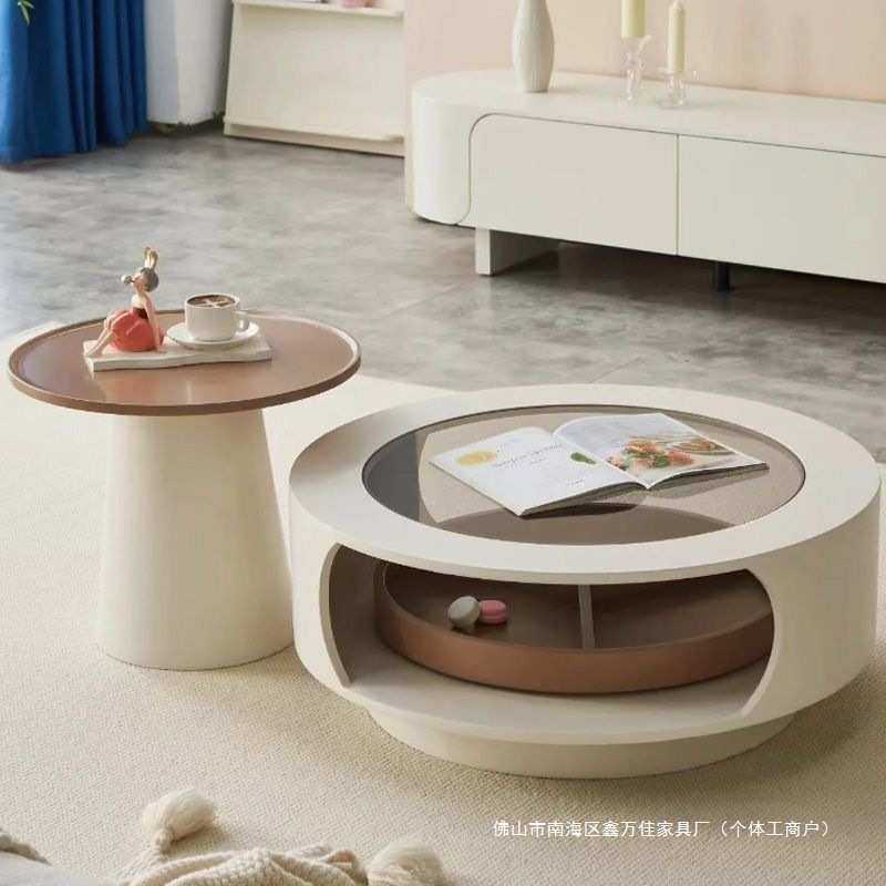 茶几家用客厅小户型轻奢现代简约云朵茶桌圆形玻璃2025款高级组合,金属材料及制品,其他金属制品,淘宝优惠券,粉丝福利购,淘宝优惠卷
