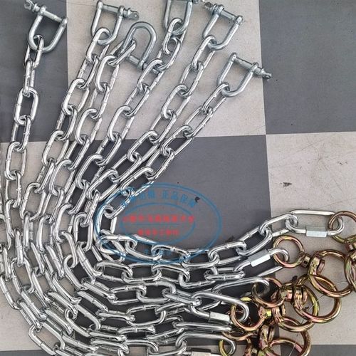 拴牛铁链子育肥牛专用加粗链镀锌铁链子特粗拴牛绳焊接75公分总长