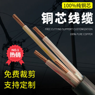 国标纯铜芯YJV电缆线234芯10 16 25 35平方电线电缆室外电缆国标