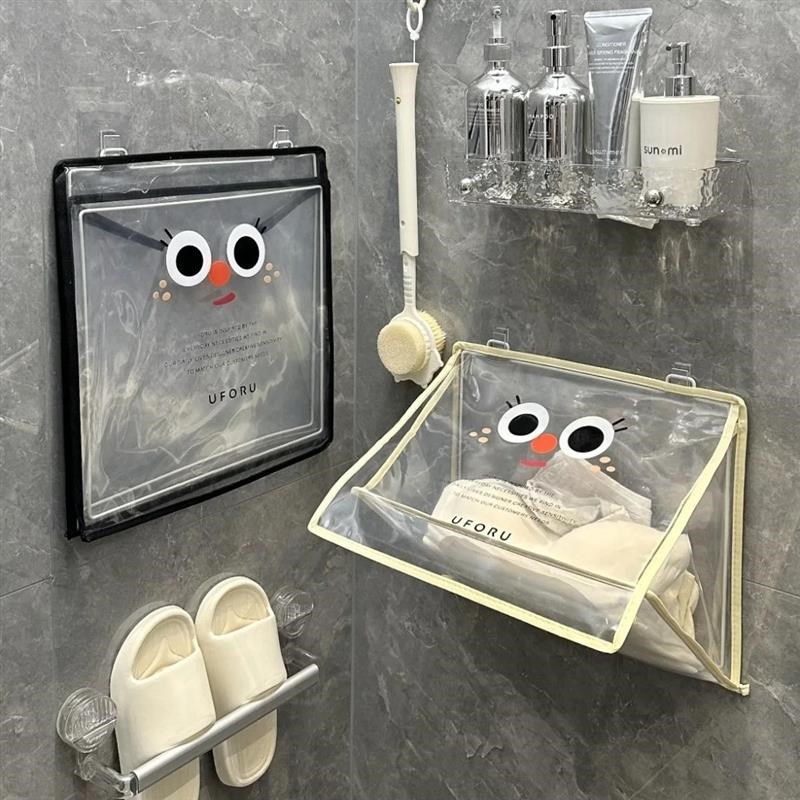 脏衣篓可折叠家用壁挂脏衣篮免打孔卫生间浴室放衣洗澡脏衣收纳筐